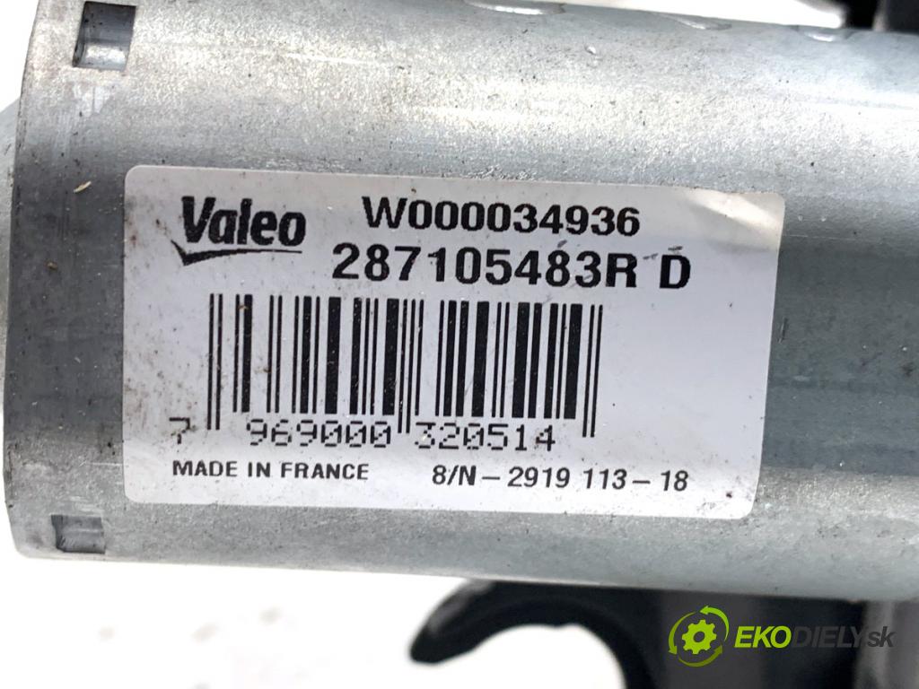 RENAULT CLIO IV liftback 2018 55 kW 1.5 dCi 75 1461 motor stěračů zadní část 287105483R