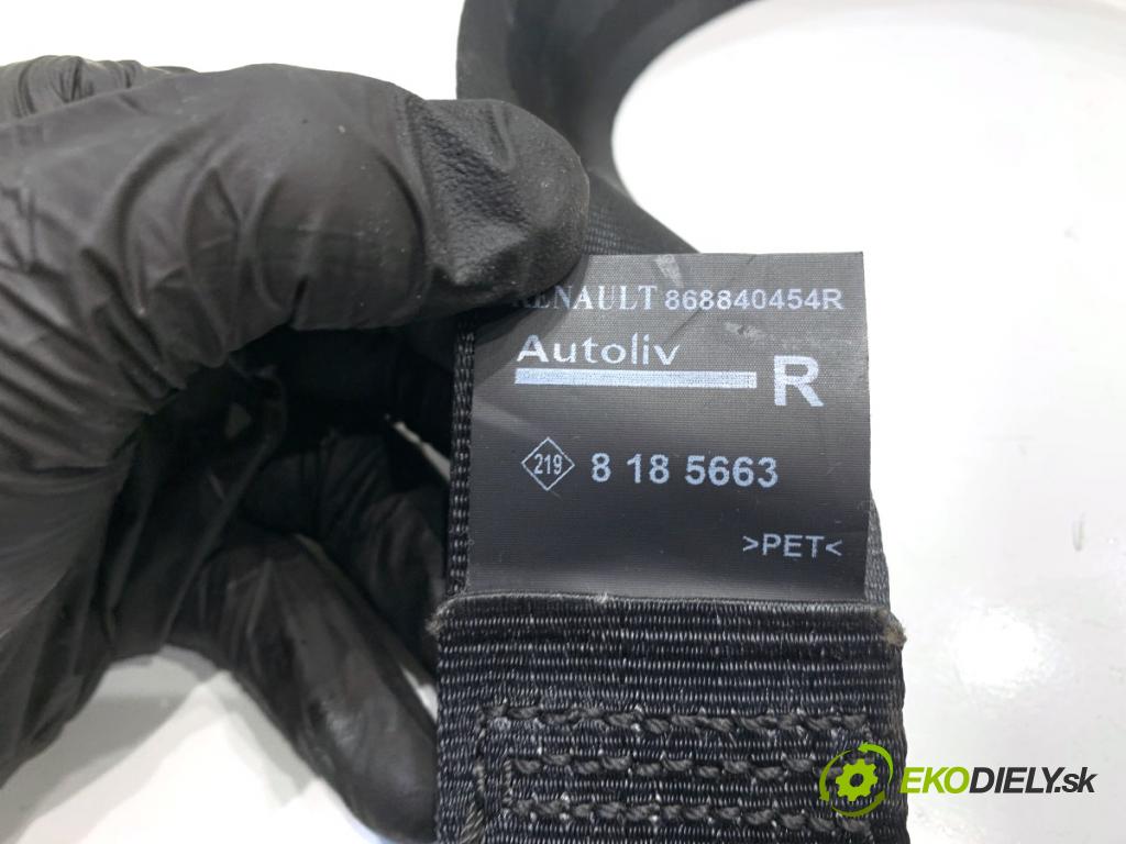 RENAULT CLIO IV liftback 2018 55 kW 1.5 dCi 75 1461 Držiak BEZPEČNOSŤ pravy predný 868840454R