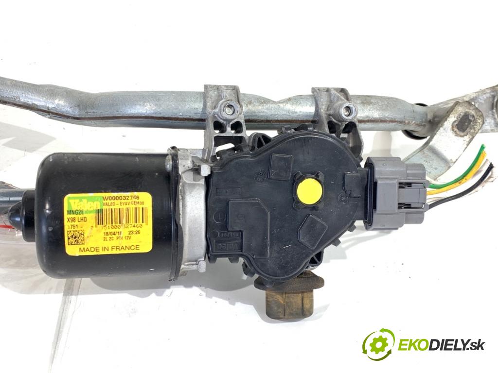 RENAULT CLIO IV liftback 2018 55 kW 1.5 dCi 75 1461 Mechanizmus stieračov predný 288008961R (Motorček stieračov predný)