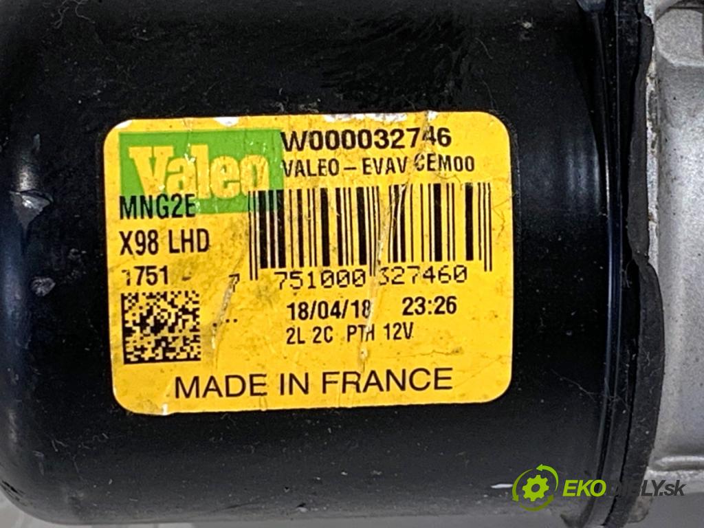 RENAULT CLIO IV liftback 2018 55 kW 1.5 dCi 75 1461 Mechanizmus stieračov predný 288008961R (Motorček stieračov predný)