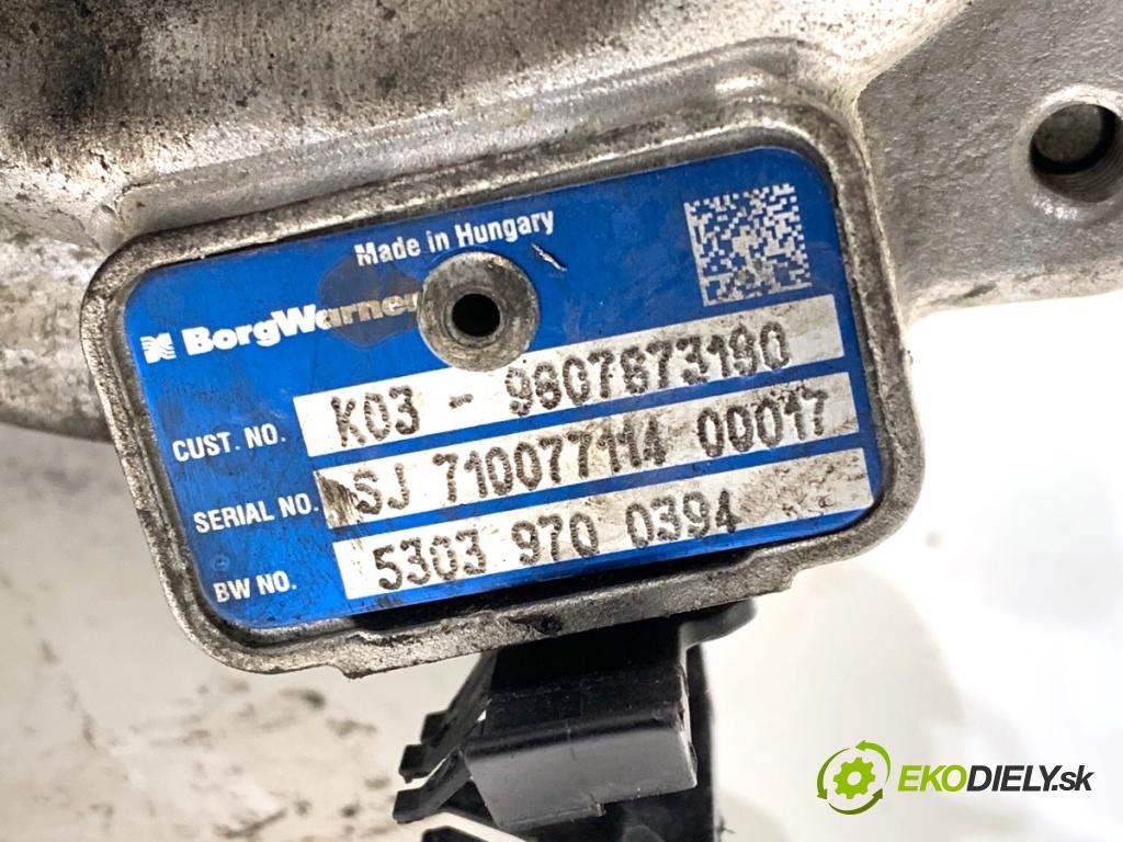 PEUGEOT 508 SW I Kombi 2017 133 kW 2.0 HDi 180 RXH 1997 Turbodúchadlo,turbo 9807873180 (Turbodúchadlo (kompletné))