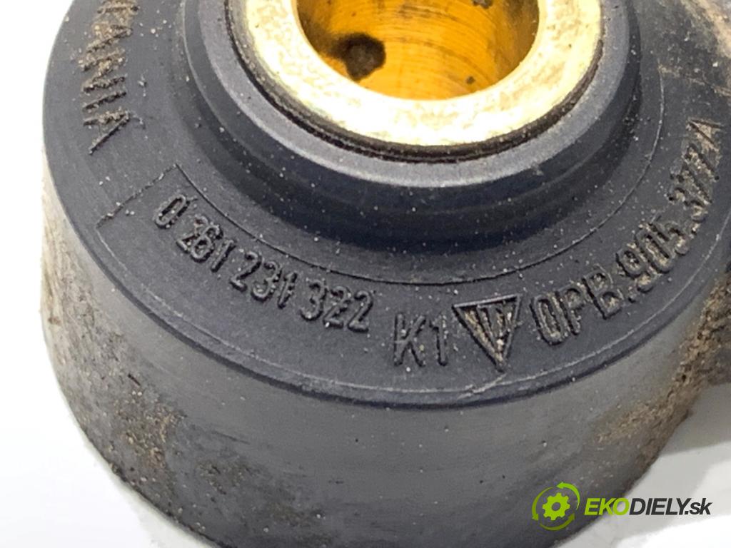 PORSCHE PANAMERA liftback 2010 294 kW 4.8 4S 4806 Snímač klepania 0261231322 (Snímač)