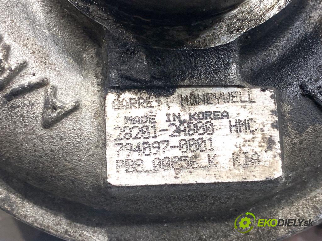 KIA OPTIMA sedan 2012 100 kW 1.7 CRDi 1685 turbo 28201-2A800 (Kompletní turbodmychadlo)