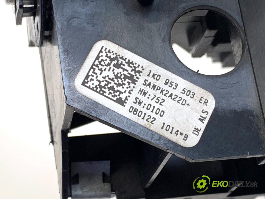 VW GOLF PLUS V liftback 2008 77 kW 1.9 TDI 1896 přepínač kombinovaný 1K0953503ER (Páčky pod volantem)