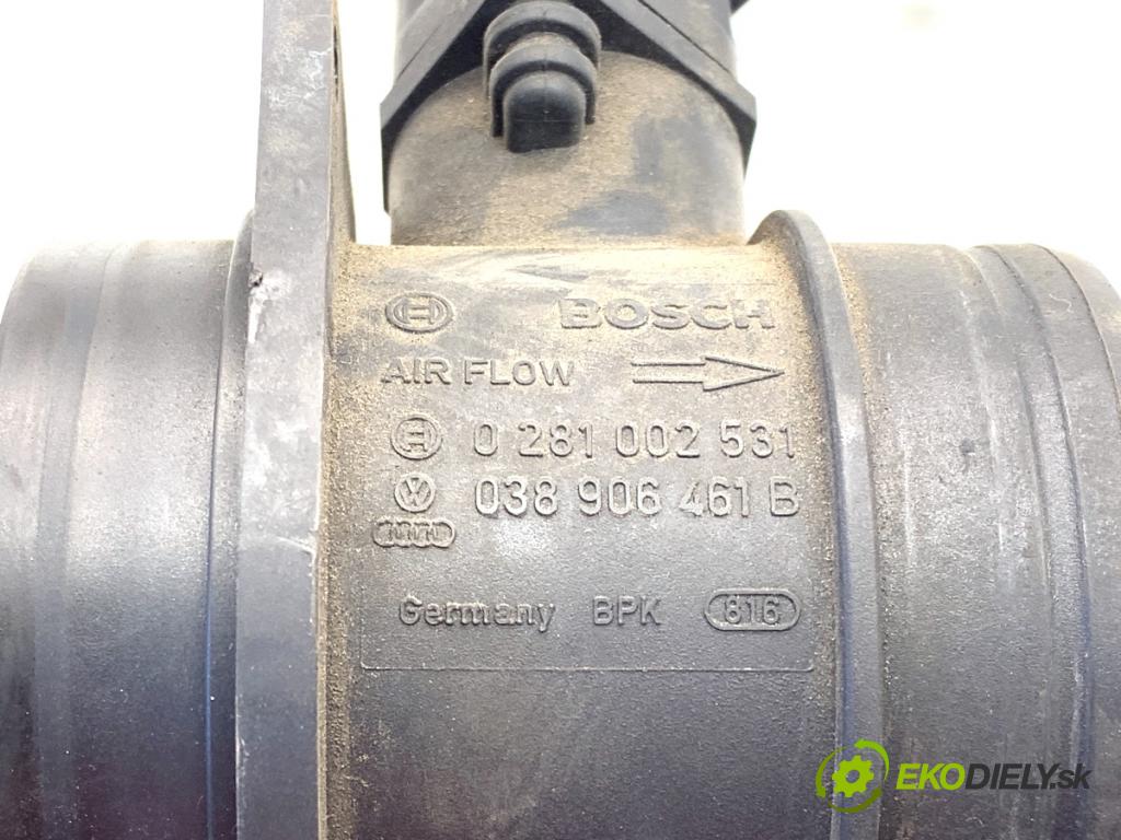 VW GOLF PLUS V liftback 2008 77 kW 1.9 TDI 1896 Váha vzduchu 038906461B (Váha vzduchu)