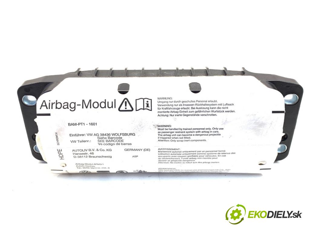 VW GOLF PLUS V liftback 2008 77 kW 1.9 TDI 1896 AirBag spolujezdce 1K0880204L (Airbag)