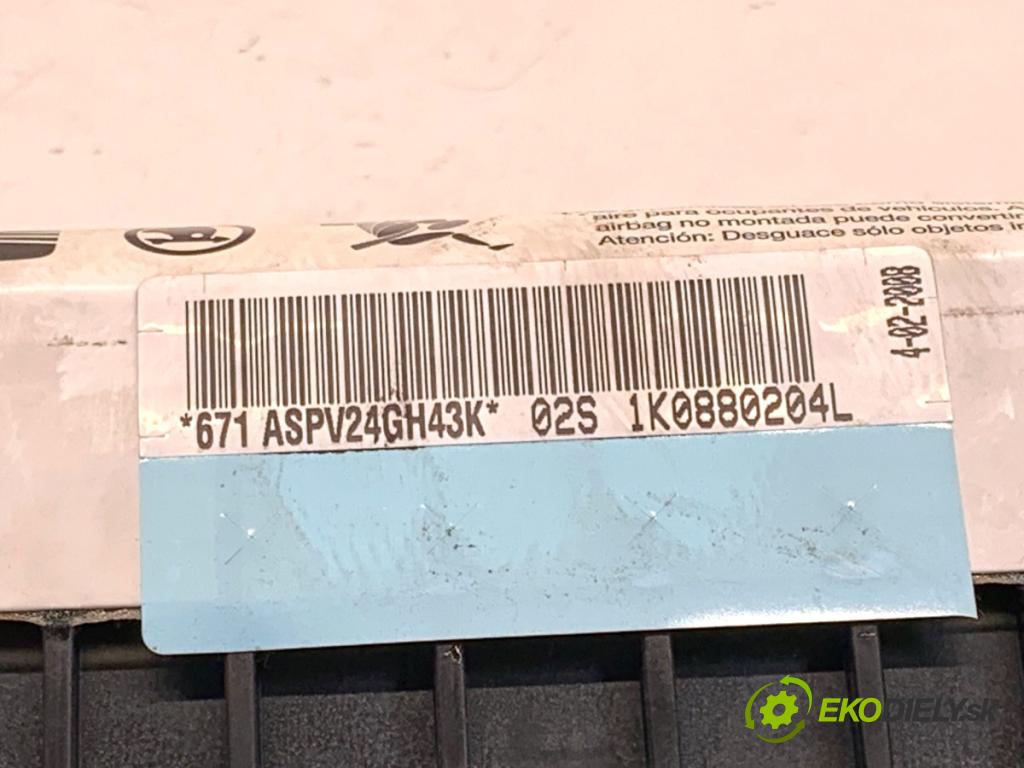 VW GOLF PLUS V liftback 2008 77 kW 1.9 TDI 1896 AirBag spolujezdce 1K0880204L (Airbag)