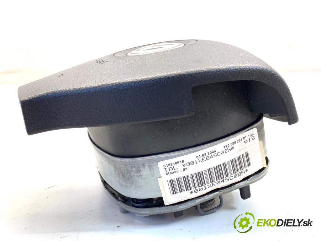 VW GOLF PLUS V liftback 2008 77 kW 1.9 TDI 1896 AirBag volantu 1K0880201BT (Airbag)