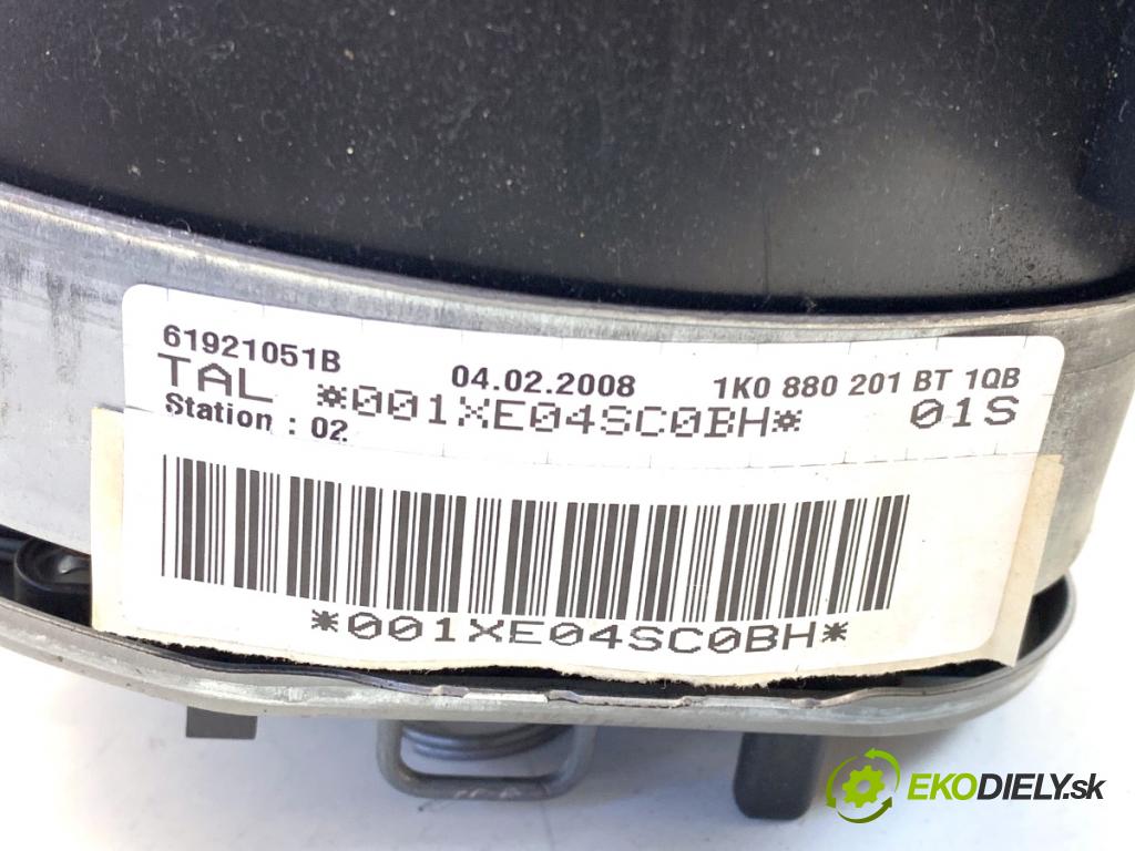 VW GOLF PLUS V liftback 2008 77 kW 1.9 TDI 1896 AirBag volantu 1K0880201BT (Airbag)