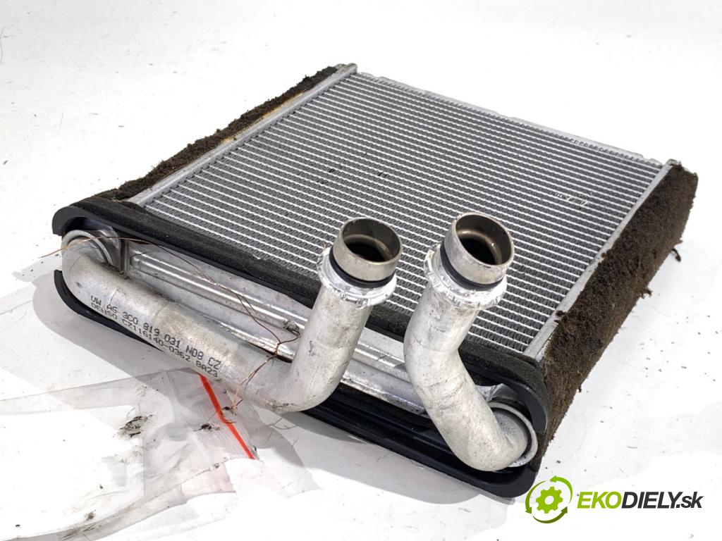 VW GOLF PLUS V liftback 2008 77 kW 1.9 TDI 1896 Výhrevné teleso, radiátor kúrenia 3C0819031 (Radiátor kúrenia)