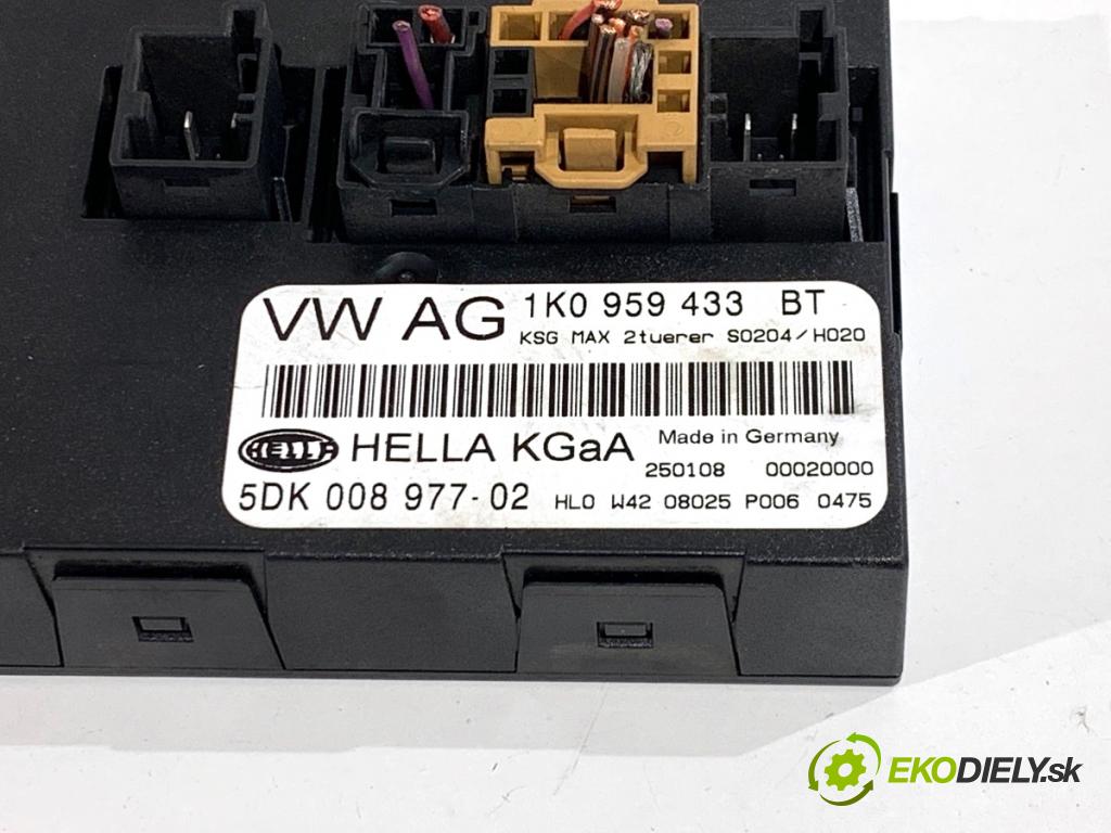 VW GOLF PLUS V liftback 2008 77 kW 1.9 TDI 1896 modul komfortu 1K0959433BT (Komfortní modul)