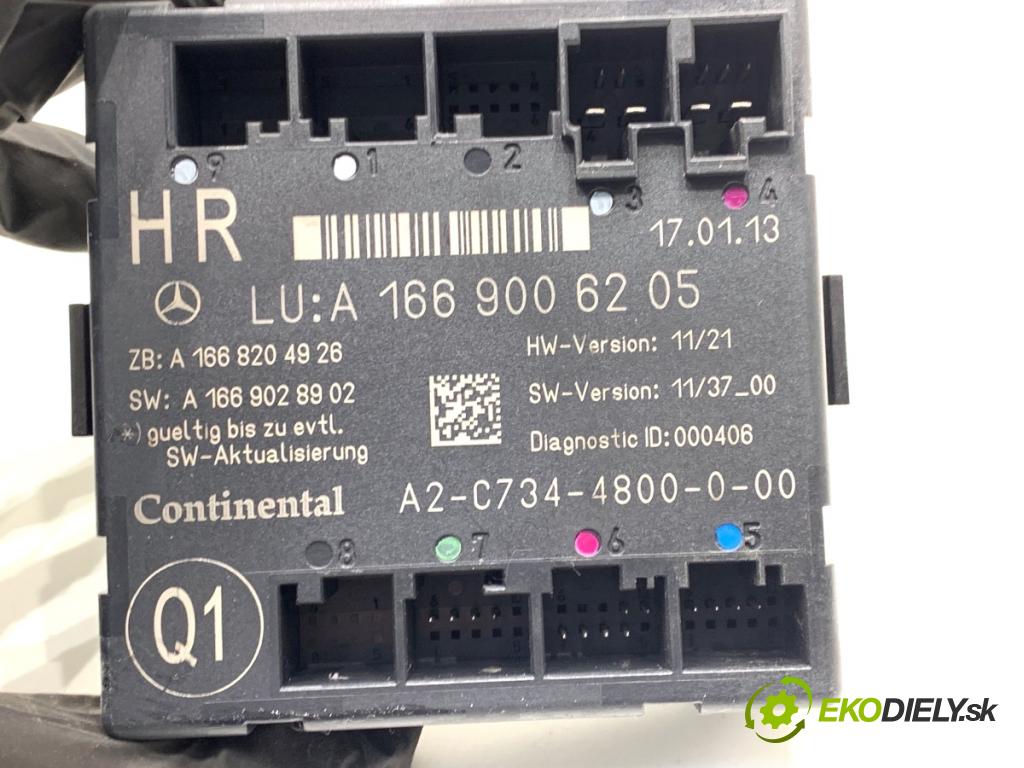 MERCEDES-BENZ W166 SUV 2013 190 kW ML 350 BlueTEC 4-matic (166.024) 2987 Modul Dvere zad pravy A1669006205