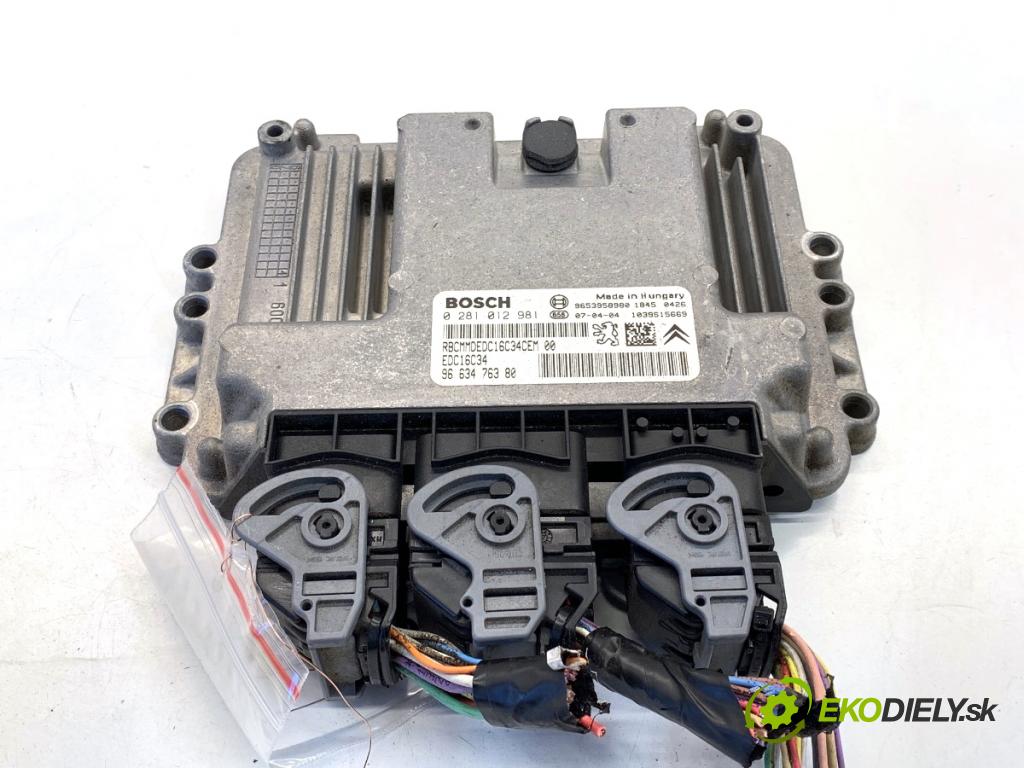 CITROEN C4 PICASSO I nadwozie wielkoprzestrzenne (MPV) 2007 80 kW 1.6 HDi 1560 riadiaca jednotka Motor 9663476380 (Riadiaca jednotka)