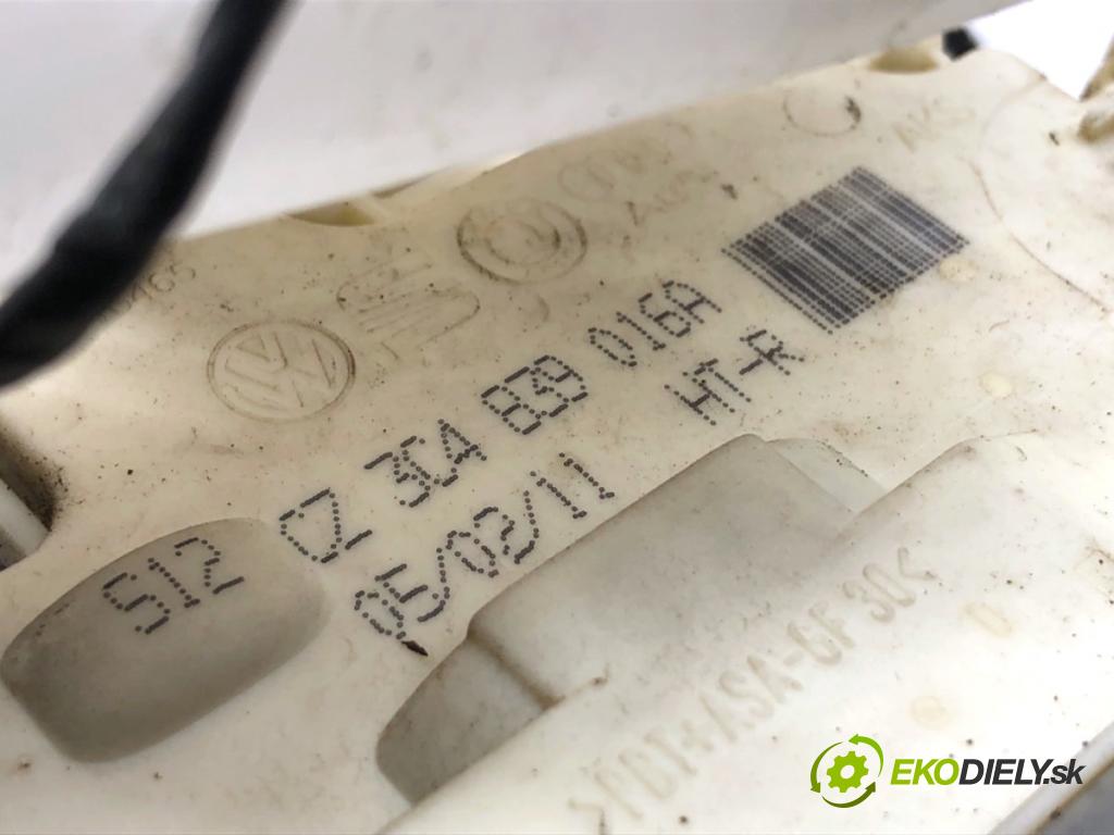 VW PASSAT B7 sedan 2011 103 kW 2.0 TDI 1968 zámok Dvere pravy zad 3C4839016A