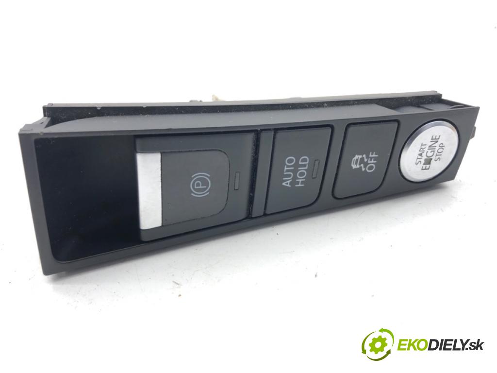 VW PASSAT B7 sedan 2011 103 kW 2.0 TDI 1968 spínač brzdy ruční brzdy 3AB927137A (Páčky pod volantem)