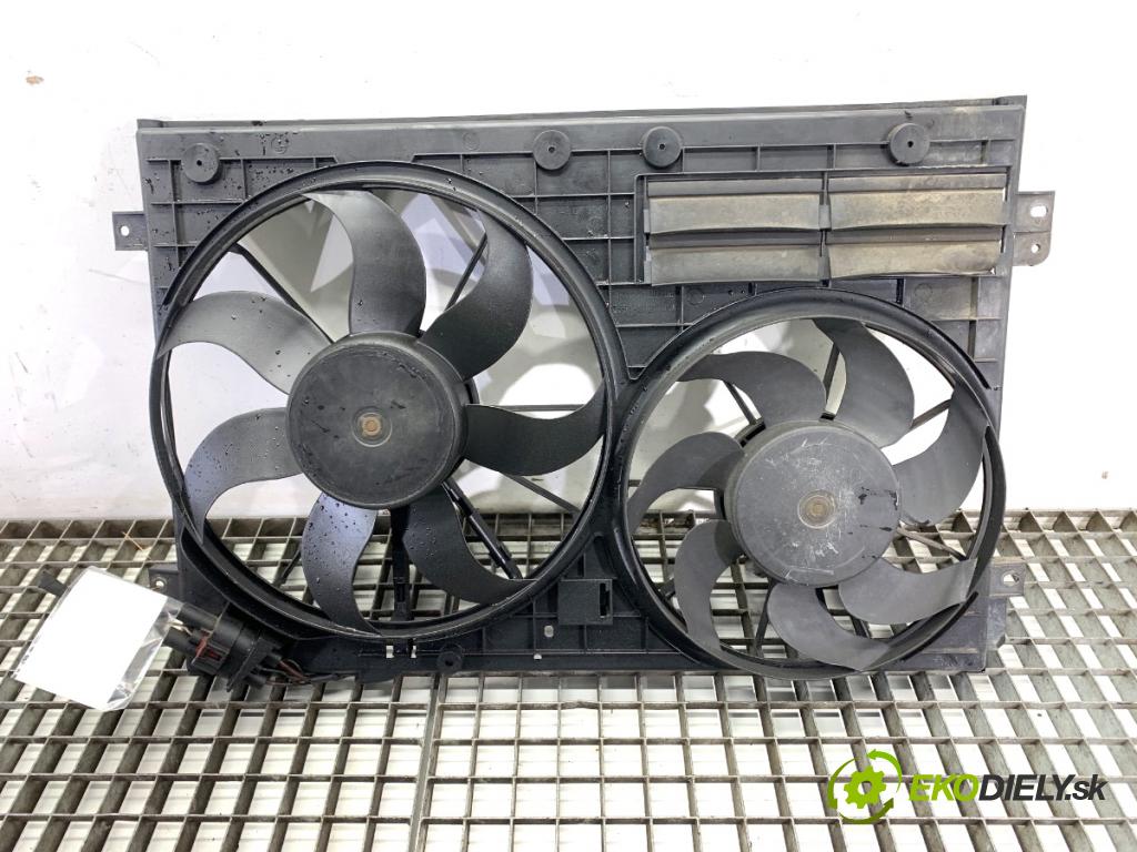 VW PASSAT B7 sedan 2011 103 kW 2.0 TDI 1968 Ventilátor chladiča 1K0121207BC (Ventilátor)