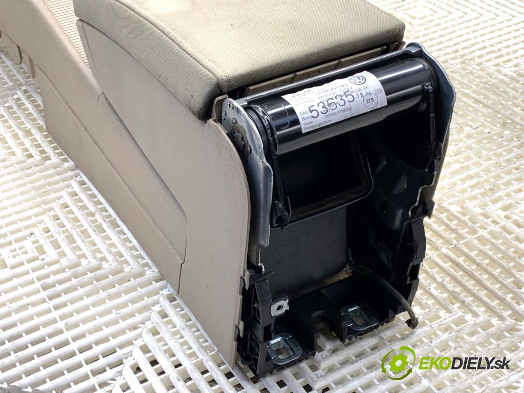 VW PASSAT B7 sedan 2011 103 kW 2.0 TDI 1968 Tunel středový OPĚRADLO: 3AB863241E