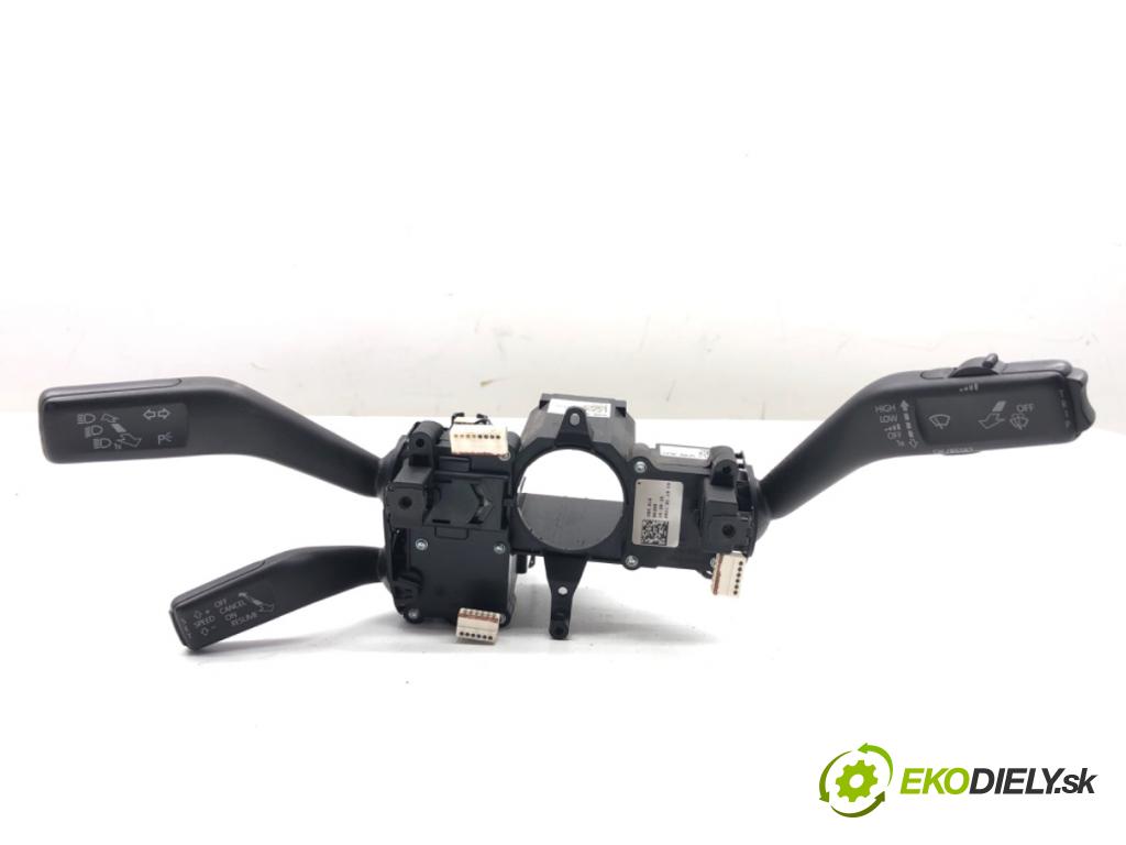 VW PASSAT B7 sedan 2011 103 kW 2.0 TDI 1968 Prepínač kombinovaný 3C5953501BP (Prepínacie páčky pod volantom)