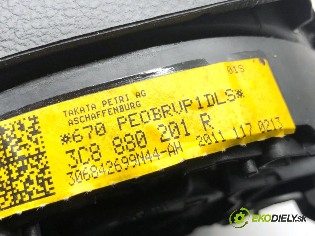 VW PASSAT B7 sedan 2011 103 kW 2.0 TDI 1968 AirBag volantu 3C8880201R (Airbag)