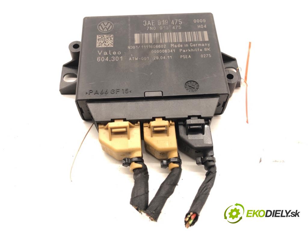 VW PASSAT B7 sedan 2011 103 kW 2.0 TDI 1968 Modul PDC 3AE919475 (Riadiaca jednotka ostatné)