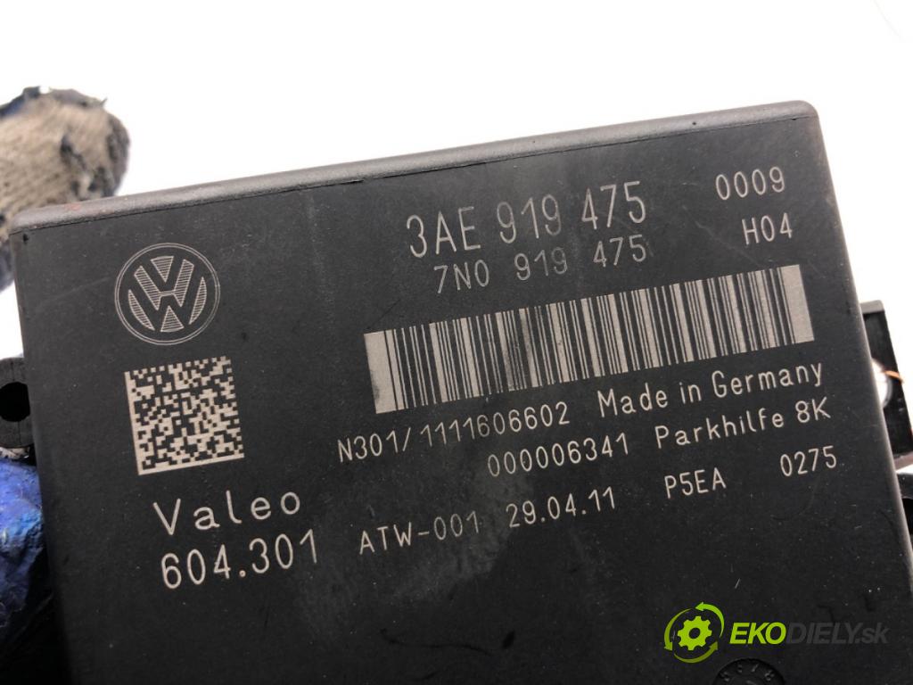 VW PASSAT B7 sedan 2011 103 kW 2.0 TDI 1968 Modul PDC 3AE919475 (Riadiaca jednotka ostatné)