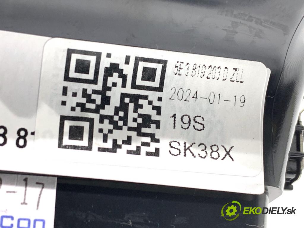 SKODA OCTAVIA IV Kombi 2023 110 kW 2.0 TDI 1968 mří topení zadní část 5E3819203D