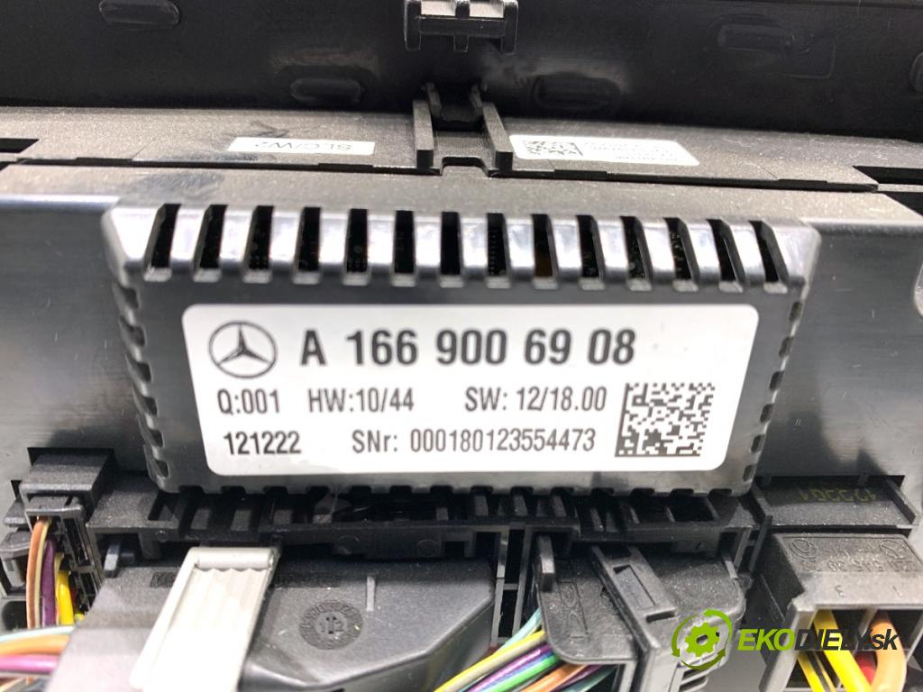 MERCEDES-BENZ W166 SUV 2013 190 kW ML 350 BlueTEC 4-matic (166.024) 2987 Panel ovládania kúrenia A1669006908 (Prepínacie páčky pod volantom)