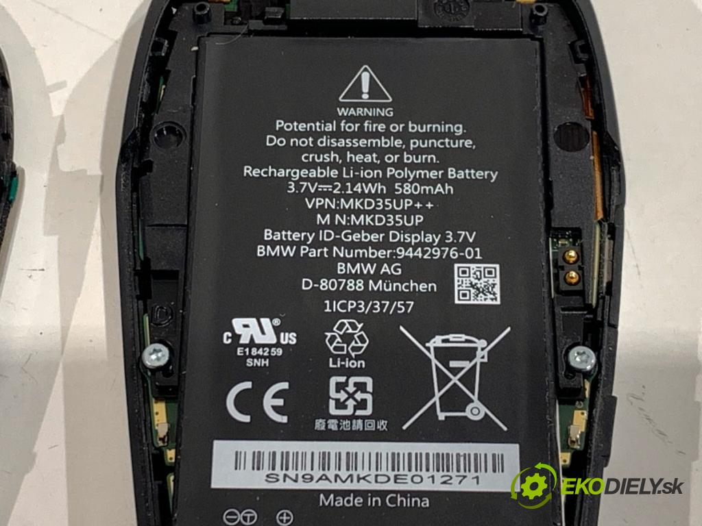 BMW G31 Kombi 2020 140 kW 520 d 1995 klíč DÁLKOVÝ: klíč 9442976