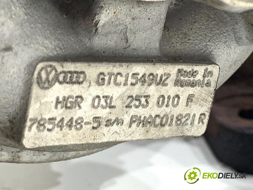 SEAT ALHAMBRA II nadwozie wielkoprzestrzenne (MPV) 2012 125 kW 2.0 TDI 1968 Turbodúchadlo,turbo 03L253010F (Turbodúchadlo (kompletné))