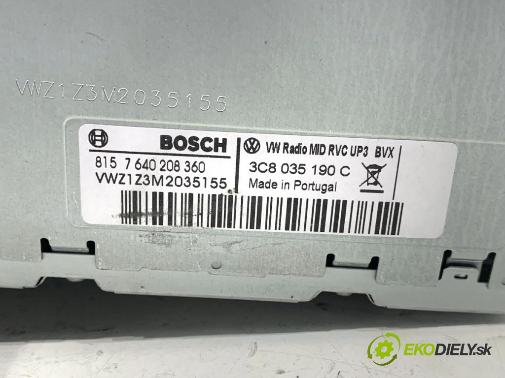 SEAT ALHAMBRA II nadwozie wielkoprzestrzenne (MPV) 2012 125 kW 2.0 TDI 1968 RADIO 3C8035190C (Audio zariadenie)