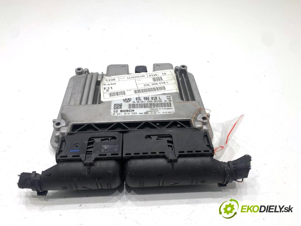 SEAT ALHAMBRA II nadwozie wielkoprzestrzenne (MPV) 2012 125 kW 2.0 TDI 1968 riadiaca jednotka Motor 03L906018L 0281016998 (Riadiaca jednotka)