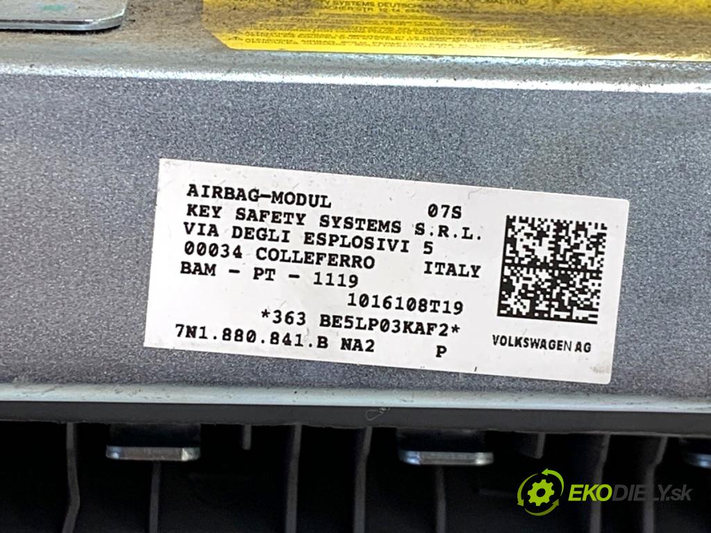 SEAT ALHAMBRA II nadwozie wielkoprzestrzenne (MPV) 2012 125 kW 2.0 TDI 1968 AirBag koleno: 7N1880841B