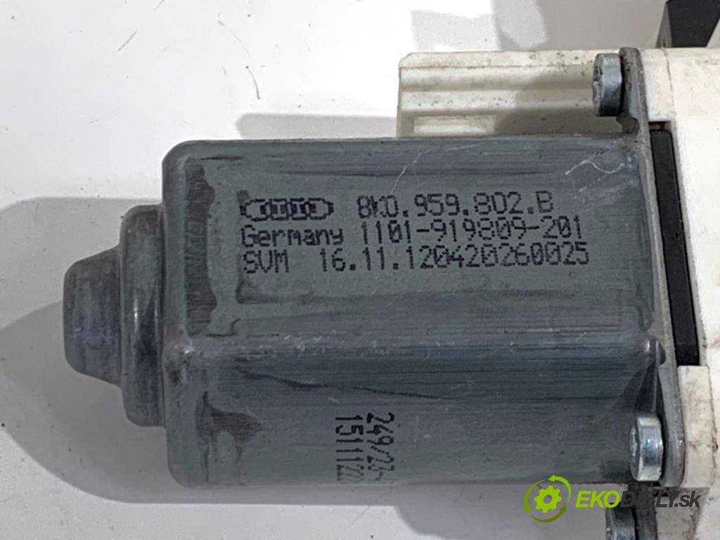 SEAT ALHAMBRA II nadwozie wielkoprzestrzenne (MPV) 2012 125 kW 2.0 TDI 1968 mechanismus okna levý přední část 8K0959802B