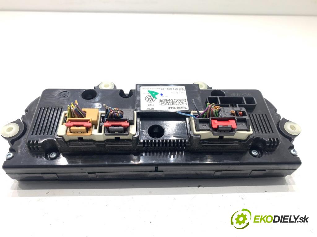 SEAT ALHAMBRA II nadwozie wielkoprzestrzenne (MPV) 2012 125 kW 2.0 TDI 1968 Panel ovládania kúrenia 7N0907044F (Prepínacie páčky pod volantom)