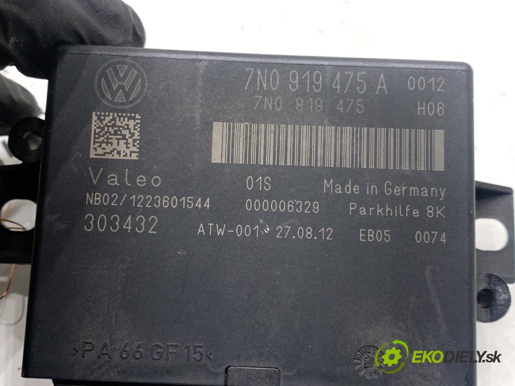 SEAT ALHAMBRA II nadwozie wielkoprzestrzenne (MPV) 2012 125 kW 2.0 TDI 1968 modul PDC 7N0919475A (Řídící jednotka ostatní)