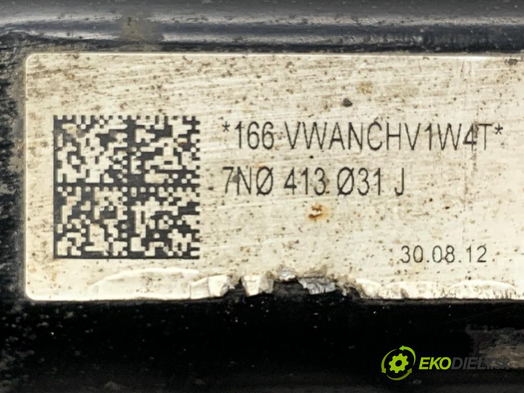SEAT ALHAMBRA II nadwozie wielkoprzestrzenne (MPV) 2012 125 kW 2.0 TDI 1968 tlumič pravý přední část ZE 7N0413031J