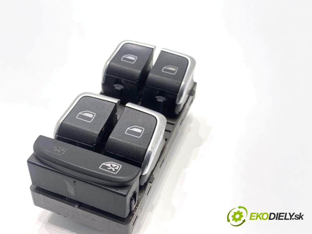 AUDI A4 B8 Kombi 2013 130 kW 2.0 TDI quattro 1968 Prepínač okien 8K0959851F (Prepínacie páčky pod volantom)