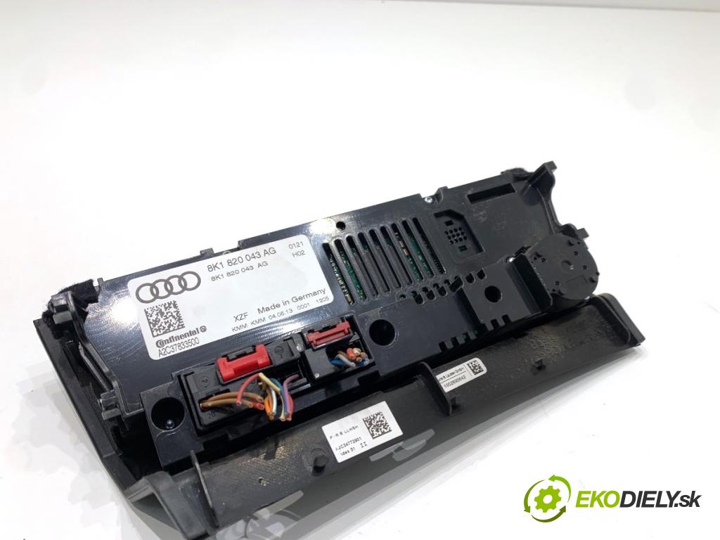 AUDI A4 B8 Kombi 2013 130 kW 2.0 TDI quattro 1968 Panel ovládaní topení 8K1820043AG (Páčky pod volantem)