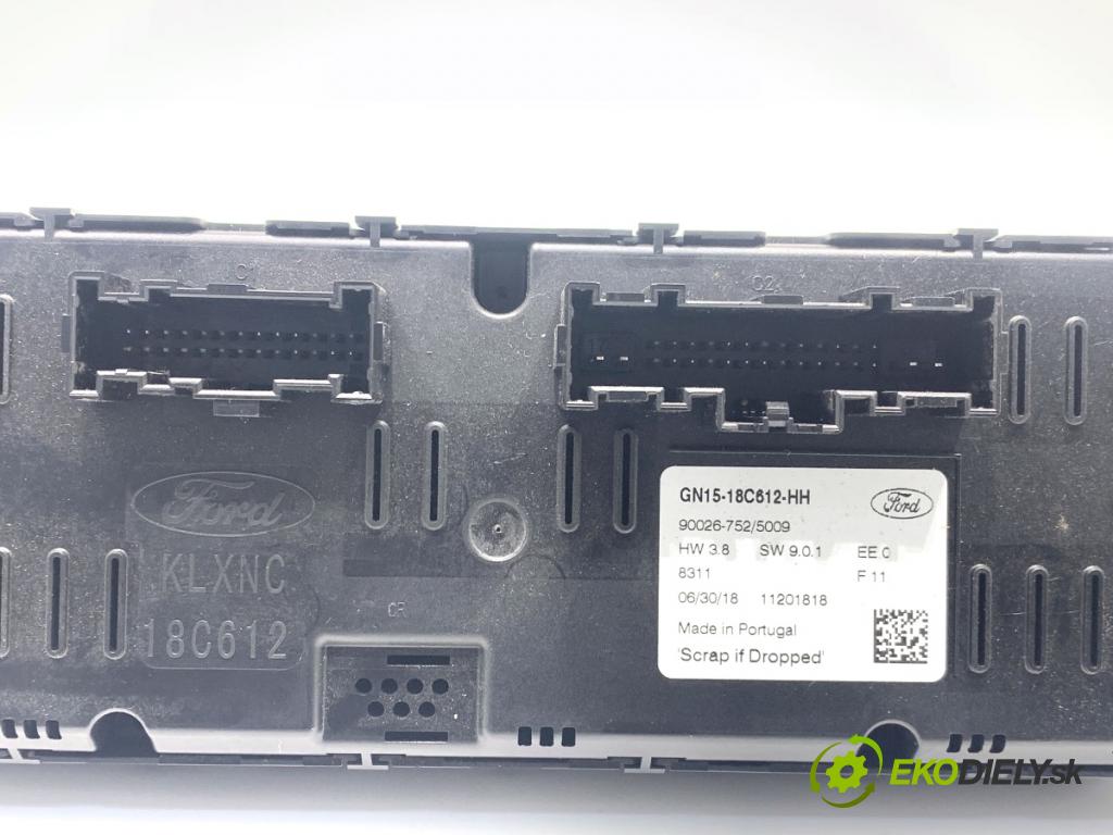 FORD ECOSPORT SUV 2018 103 kW 1.0 EcoBoost 998 Panel ovládania kúrenia GN15-18C612-HH (Prepínacie páčky pod volantom)