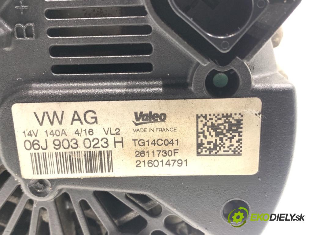 AUDI A3 8V sedan 2016 140 kW 2.0 TFSI quattro 1984 Alternátor 06J903023H (Alternátor)