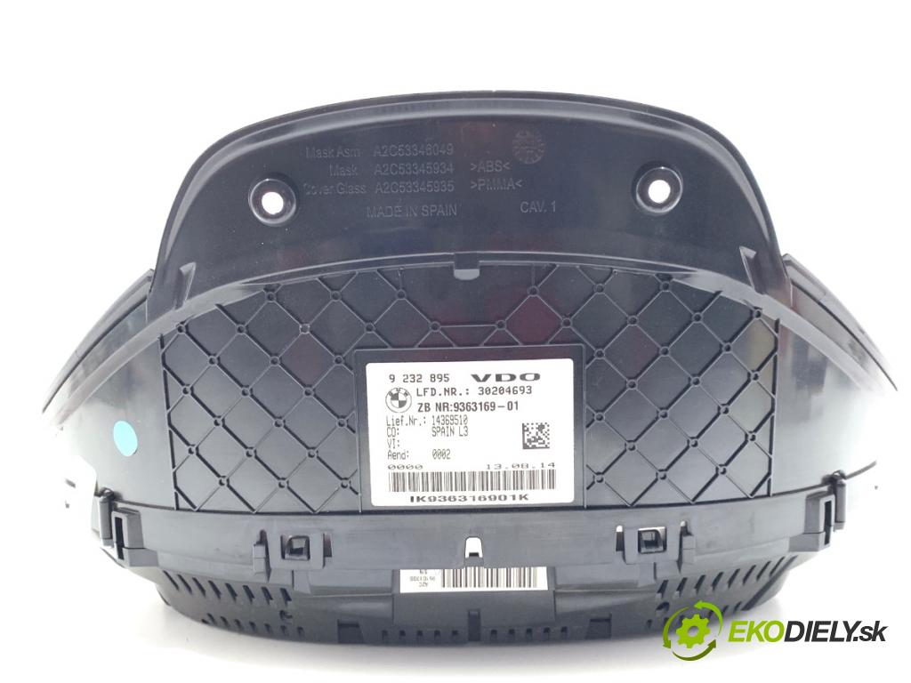 BMW F31 Kombi 2014 135 kW 320 d xDrive 1995 prístrojovka 9232895 (Přístrojová deska)