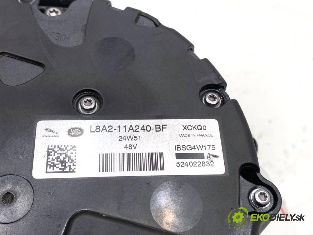 LAND ROVER RANGE ROVER EVOQUE SUV 2025 150 kW 2.0 D200 MHEV 4x4 1997 Alternátor L8A2-11A240-BF (Alternátor)