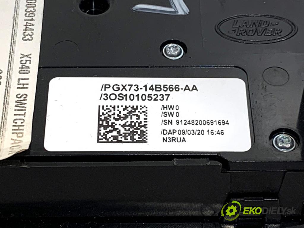 JAGUAR E-PACE SUV 2020 132 kW 2.0 D180 AWD 1999 Panel Prepínač sedačky PGX73-14B566-AA