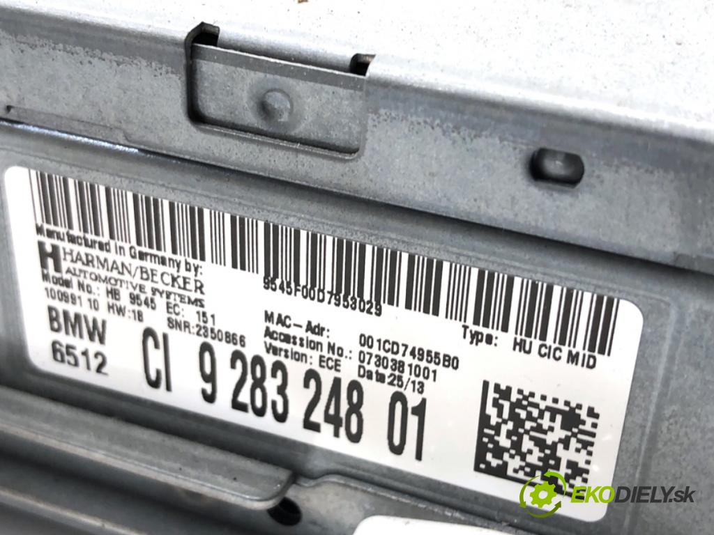 BMW E84 SUV 2013 85 kW sDrive 16 d 1995 RADIO Navigácia 9283248 (Audio zariadenie)