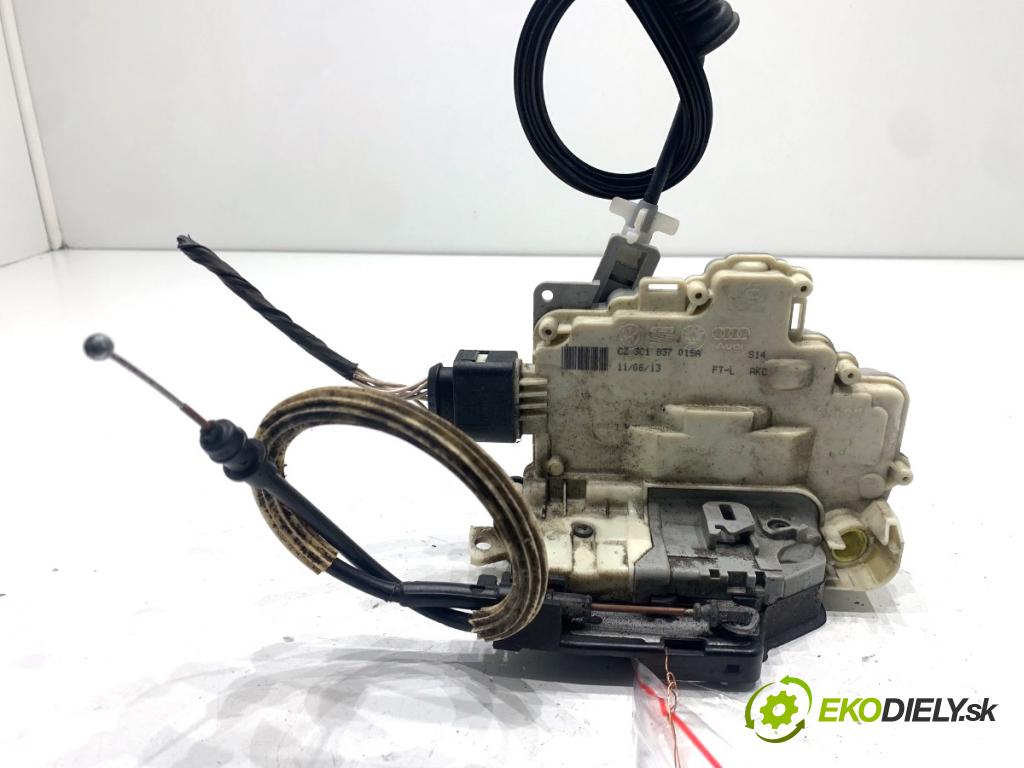 VW PASSAT B7 sedan 2013 103 kW 2.0 TDI 1968 zámok Dvere ľavy predný 3C1837015A