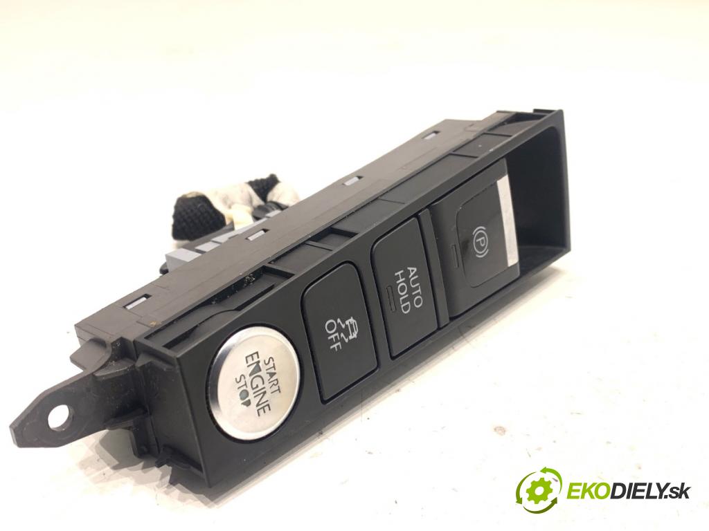 VW PASSAT B7 sedan 2013 103 kW 2.0 TDI 1968 Spínač brzdy ručnej brzdy 3AB927137A (Prepínacie páčky pod volantom)