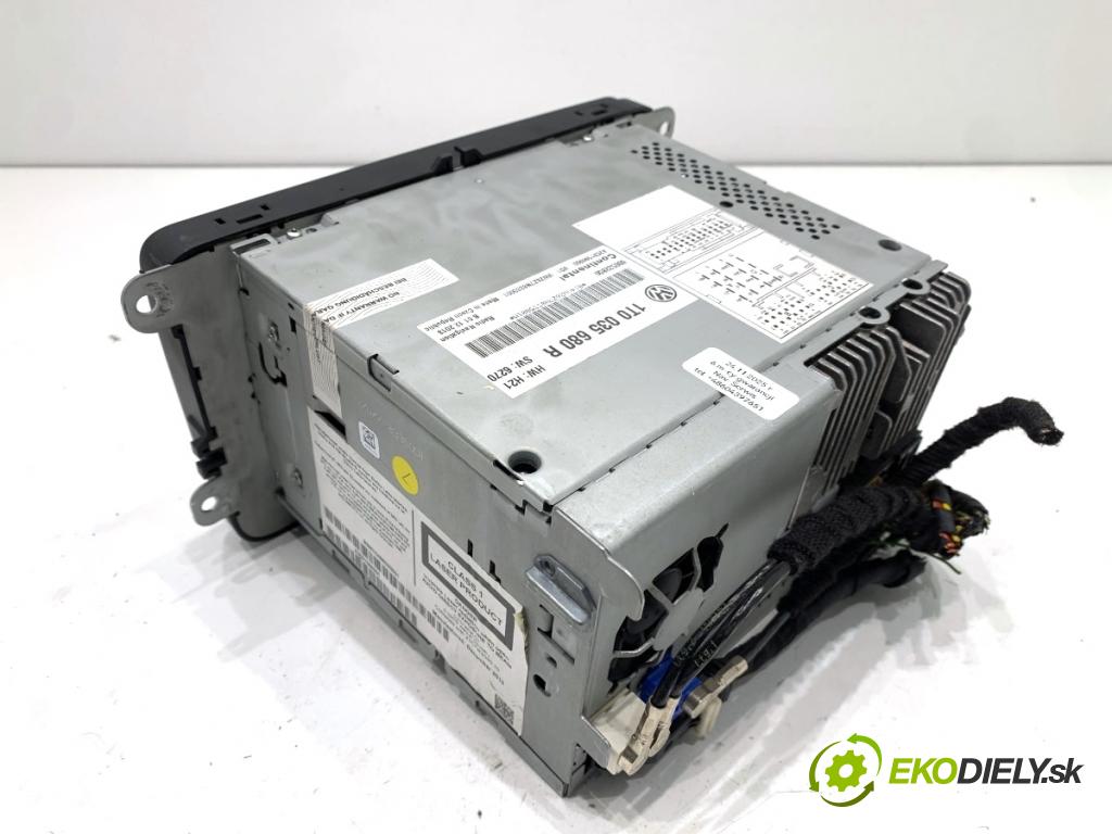 VW PASSAT B7 sedan 2013 103 kW 2.0 TDI 1968 RADIO 1T0035680R (Audio zařízení)