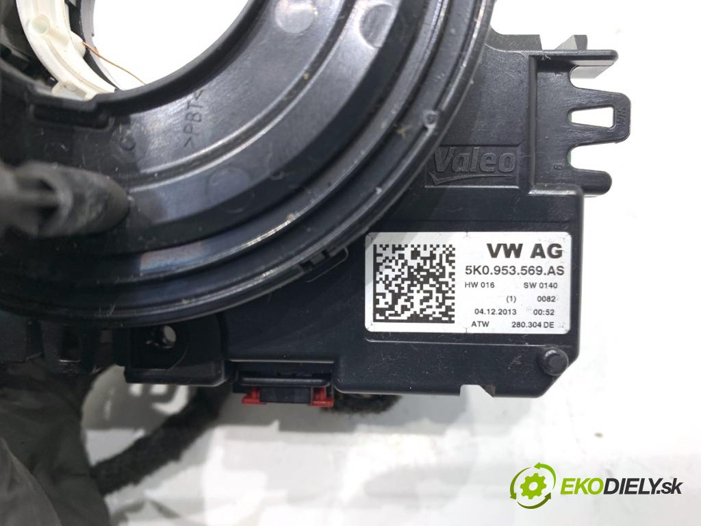 VW PASSAT B7 sedan 2013 103 kW 2.0 TDI 1968 Krúžok, slimák airbag 5K0953569AS (Airbag)