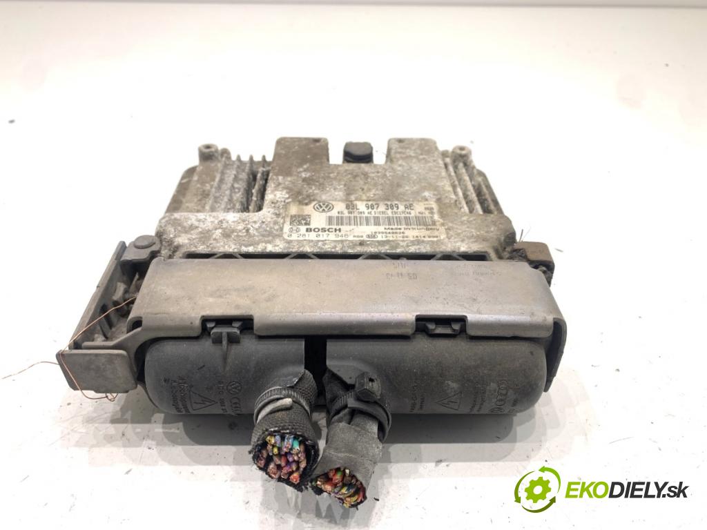 VW PASSAT B7 sedan 2013 103 kW 2.0 TDI 1968 riadiaca jednotka Motor 03L907309AE (Riadiaca jednotka)