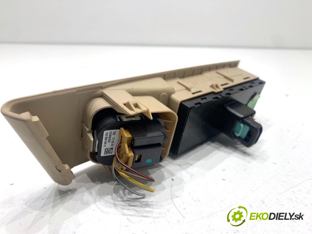 VW PASSAT B7 sedan 2013 103 kW 2.0 TDI 1968 přepínač oken 3AB857857A (Páčky pod volantem)